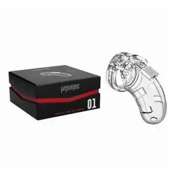 Насадка на пенис из пвх #01 Chastity 3.5 Inch Cock Cage Transparent