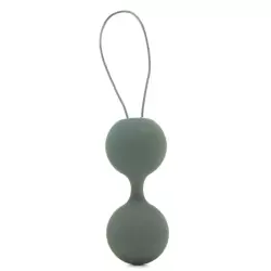 Перезаряжаемые вагинальные шарики Embrace Love Balls  – серый