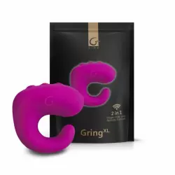 Gvibe Gring XL - Вибрирующее кольцо на палец 2 в 1, 5х3.7 см