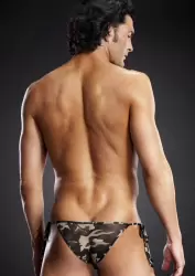 Мужские Side-Tie бикини BlueLine хаки – S/M