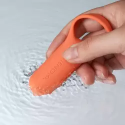 Эрекционное кольцо Tenga paiRING+ с усиленной вибрацией, коралл