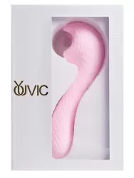 Изогнутый вибратор Youvic, 18 см, 10 режимов, со стеклянным шаром, розовый