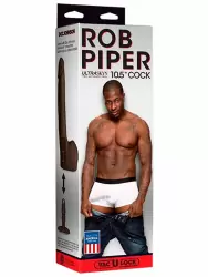 Реалистичный фаллоимитатор Rob Piper ULTRASKYN, 27,3 см, ТПЕ, коричневый