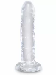 Реалистичный фаллоимитатор Pipedream King Cock Clear, ПВХ, 15 см, прозрачный