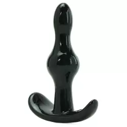 Анальная пробка Jelly Rancher T-Plug Wave волнистая – черный