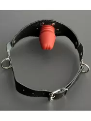 Кляп с фаллосом Sitabella – черный