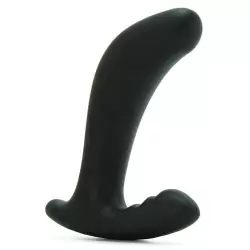 Гибкий электростимулятор простаты Twisting Tom со стимуляцией промежности – черный