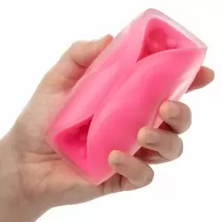 Рельефный мастурбатор THE GRIPPER BEADED GRIP, розовый