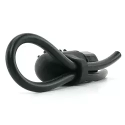 Вибро-лассо 10-Function Vibrating Silicone Stud Lasso – черный