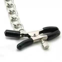 Зажимы на соски с цепью и утяжелителем Heavyweight Nipple Clamps