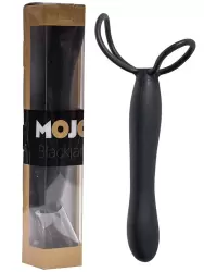 Насадка-фаллоимитатор Mojo Black Jack для двойного проникновения – черная
