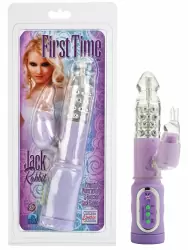 Хай-тек вибратор First Time Jack Rabbits со стимуляцией клитора – розовый