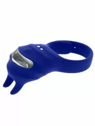 Регулируемое эрекционное кольцо Evolved Adjustable Fun Ring, с клиторальной подушечкой, с пультом ДУ, 9 режимов