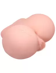 Реалистичный мастурбатор Baile Crazy Bull Vagina and Ass, вагина-анус, 22,5 см, 5 скоростей, телесный