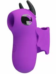 Вакуумный стимулятор клитора Baile Magic Devil, с электростимуляцией, 10 режимов, на палец