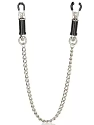 Зажимы на соски Superior Nipple Clamps с цепочкой, 6,3 см, серебристые