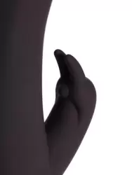 Вибратор с клиторальным стимулятором Pornhub Turbo Rabbit - черный