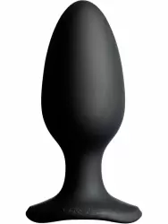 Инновационная анальная вибропробка, LOVENSE Hush 2, 17 см, управление через приложение, 7 режимов, размер L, черный