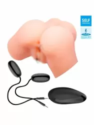 Реалистичный мастурбатор Baile Samantha, 17,5 см, мини-полуторс с двумя вибропулями, с проводным пультом