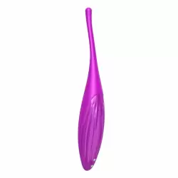 Точечный вибратор Satisfyer Twirling Joy, 17,8 см, силикон, фуксия