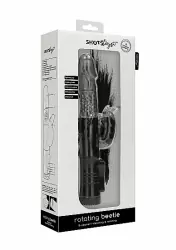 ВИБРАТОР КРОЛИК ROTATING BEETLE - черный
