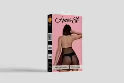 Эротическое платье черное Elche Amor El (S/M)