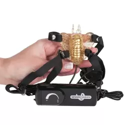 Вибростимулятор клитора Butterfly – золотой