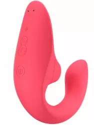 Компактный вибратор-кролик Womanizer Blend с бесконтактной клиторальной стимуляцией, 13,8 см, розовый