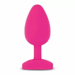 Анальная пробка с вибрацией Gvibe Gplug Bioskin - розовый