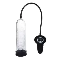 Автоматическая вакуумная помпа с электронным табло Hercules – прозрачный с черным