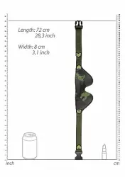 Маска для глаз армейского стиля, Shots Toys