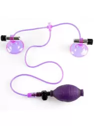 Вибро-помпы для сосков Vibrating Nipple Super Suck-hers – розовый