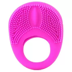Водонепроницаемое кольцо для поддержания эрекции с вибрацией Silicone Intimacy Enhancer – розовый