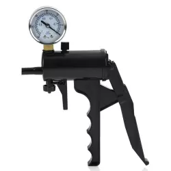 Профессиональная помпа с манометром Top Gauge – серый