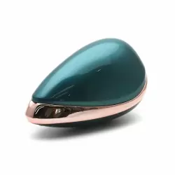 Зеленый стимулятор клитора K-King: 10.5 см, 3 режима всасывания, силикон