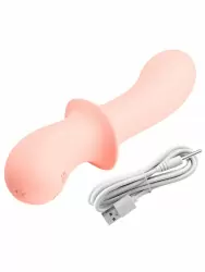 Элегантный вибратор Baile Abigal, 10 режимов, изогнутая головка