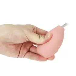 Реалистичный фаллоимитатор с вибрацией и эффектом семяизвержения Eros Foutain – телесный