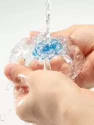 Инновационный вакуумный мастурбатор Tenga Aero Cobalt Ring. 10 уровней контроля всасывания, АБС/эластомер/силикон