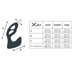 Стимулятор простаты Xpander X4+ PowerRocket M - черный