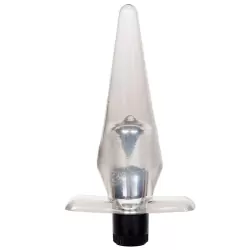 Анальная пробка Slimline Super Compact Vibrating Butt Plug с вибрацией – серый