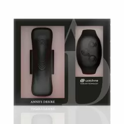 Вибровкладка в трусики с пультом-часами Anne s Desire Vibro Panty Wireless Watchme