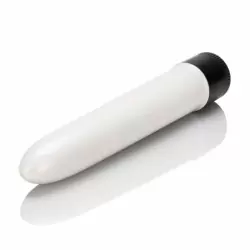 Изящный гладкий вибромассажёр Dr. Joel Kaplan Intimacy Massager – белый