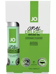 Лубрикант для оральных ласк JO Oral Delight Peppermint Pleasure мятный – 30 мл