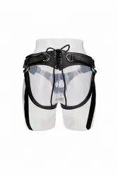 Крепление-трусики O-ring для страпона Leather Strap-on Harness