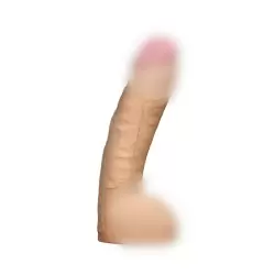 Насадка-реалистик Hung 12 из UR3 к трусикам Ultra Harness - телесная