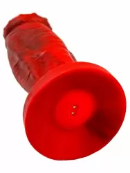 Необычный фаллоимитатор TOYFA Monster Saur, 21,7 см, 10 режимов, силикон