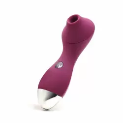 Фиолетовый стимулятор клитора Polly: 13.3 см, 3 режима работы, силикон