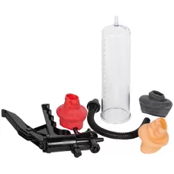 Вакуумная помпа мужская Plastic Pump с тремя уплотнителями – прозрачная