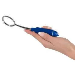 Компактная петля-стимулятор головки ORION, синяя, 7 режимов, силикон