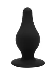 Термореактивная анальная пробка SILEXD Plug Model 2, с заострённым кончиком, 7,2 см, силикон, черный